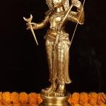 Brass Superfine Lord Rama Statue | 27" x 13" x 9" (68.6 x 33 x 22.9 cm) | 16 kg Premium Temple Grade Art | Magnificent Divine Murti | Sacred Collection